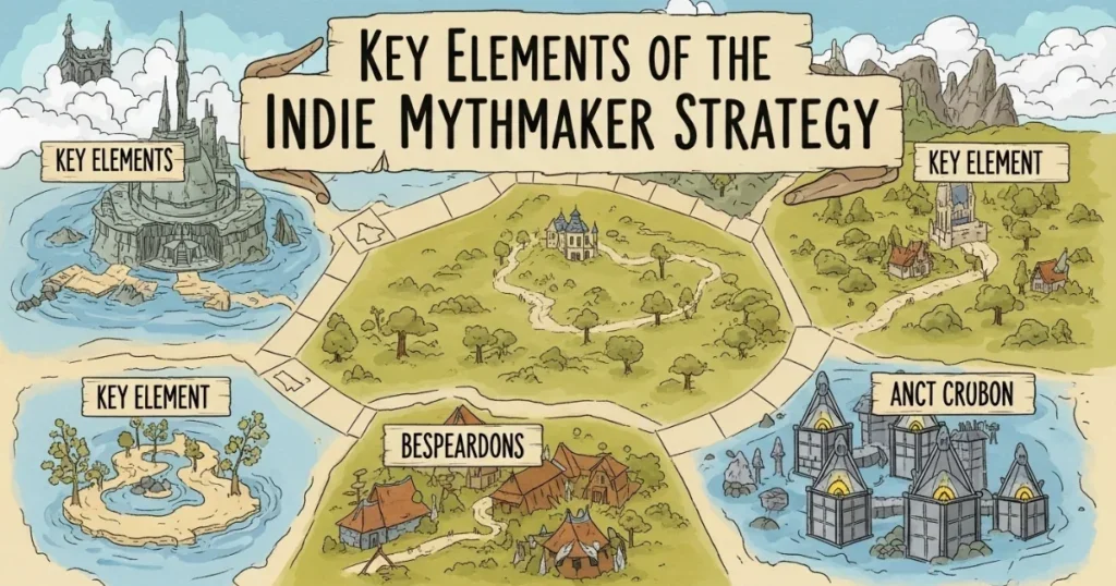 Key Elements of the Indie Mythmaker Strategy