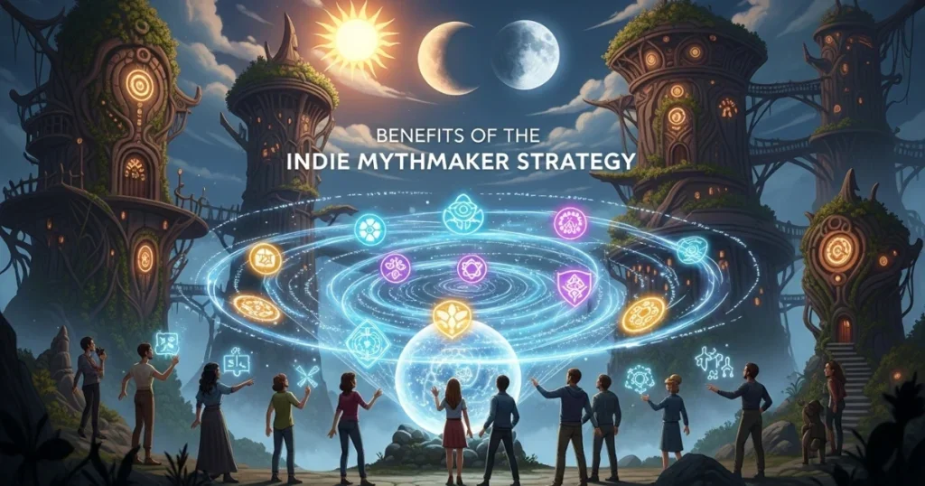 Benefits of the Indie Mythmaker Strategy